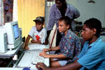 Students at Computer