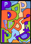 Different versions of the letter P