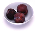 bowl of plums