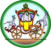 Carriage with Coachmen