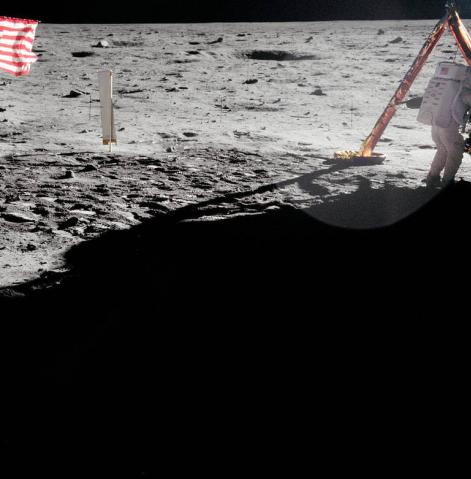 In 1969, the first human walked on the moon.