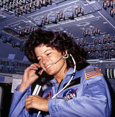 Sally Ride, first American woman in space, was born in 1951.
