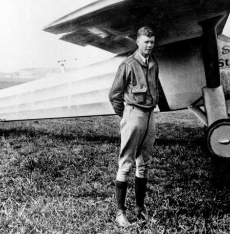 Charles Lindbergh began his transatlantic flight in 1927.