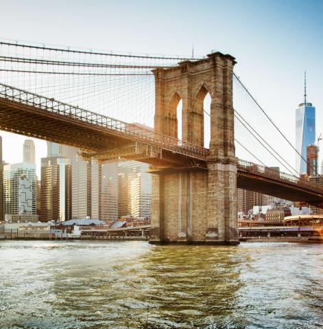 The Brooklyn Bridge opened on this day in 1883.