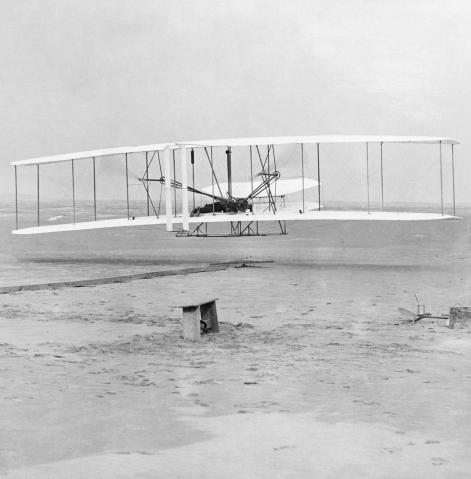 The Wright brothers made their phenomenal flight!