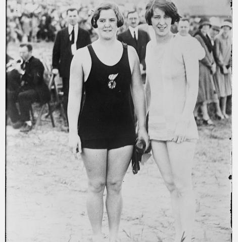 The first woman swam the English Channel in 1926.