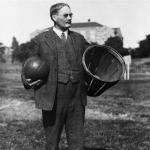 James Naismith, inventor of the game of basketball, was born in 1861.