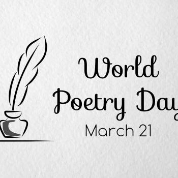 Today is World Poetry Day.