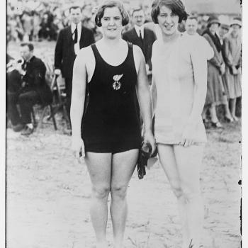 The first woman swam the English Channel in 1926.