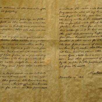 Myth and Truth: The Gettysburg Address